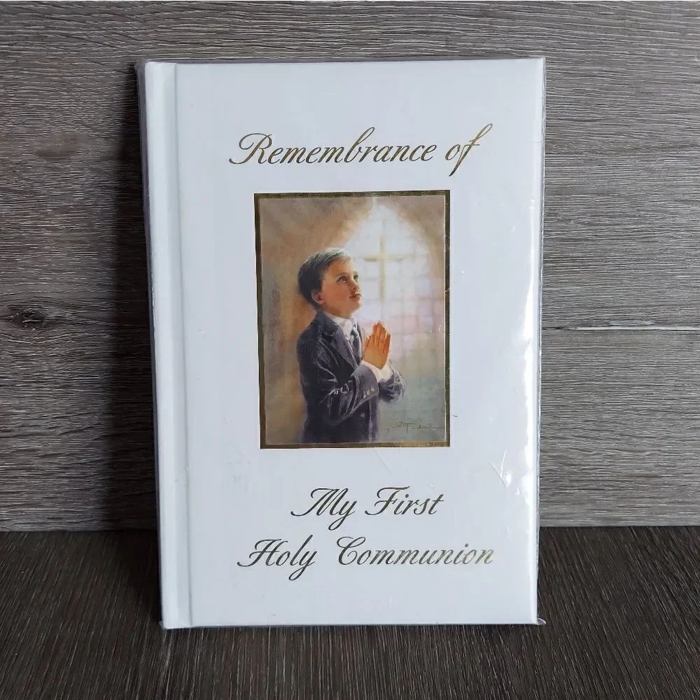 Remembrance of My First Holy Communion Padded Hard Cover Book